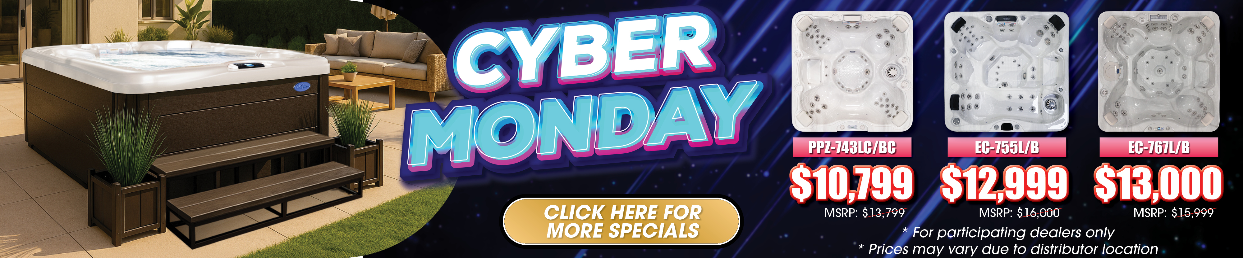 Calspas hot tub being used in a family setting - Val Caron